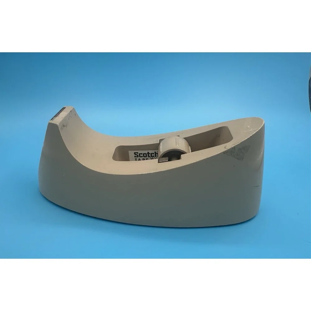 Vintage Scotch C-15 mint green Tape Dispenser‎ weighted with non-skid bottom